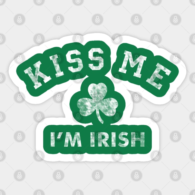 kiss me im irish Sticker by jhonybrothers_cloth.ltd